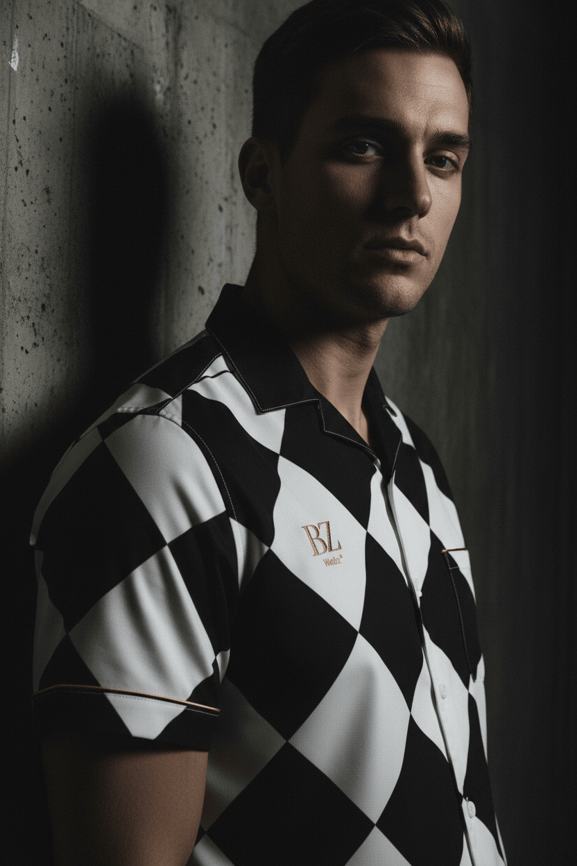CLNFT 02 | Diamond Black & White CUT-SEW – BoZoMemeTêê | mème streetwear