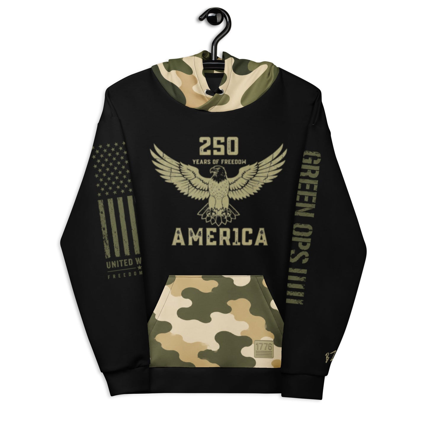 Freedom Units AMERICA 🇺🇸 | Green Ops Hoodie Hoodie – BoZoMemeTêê | mème streetwear