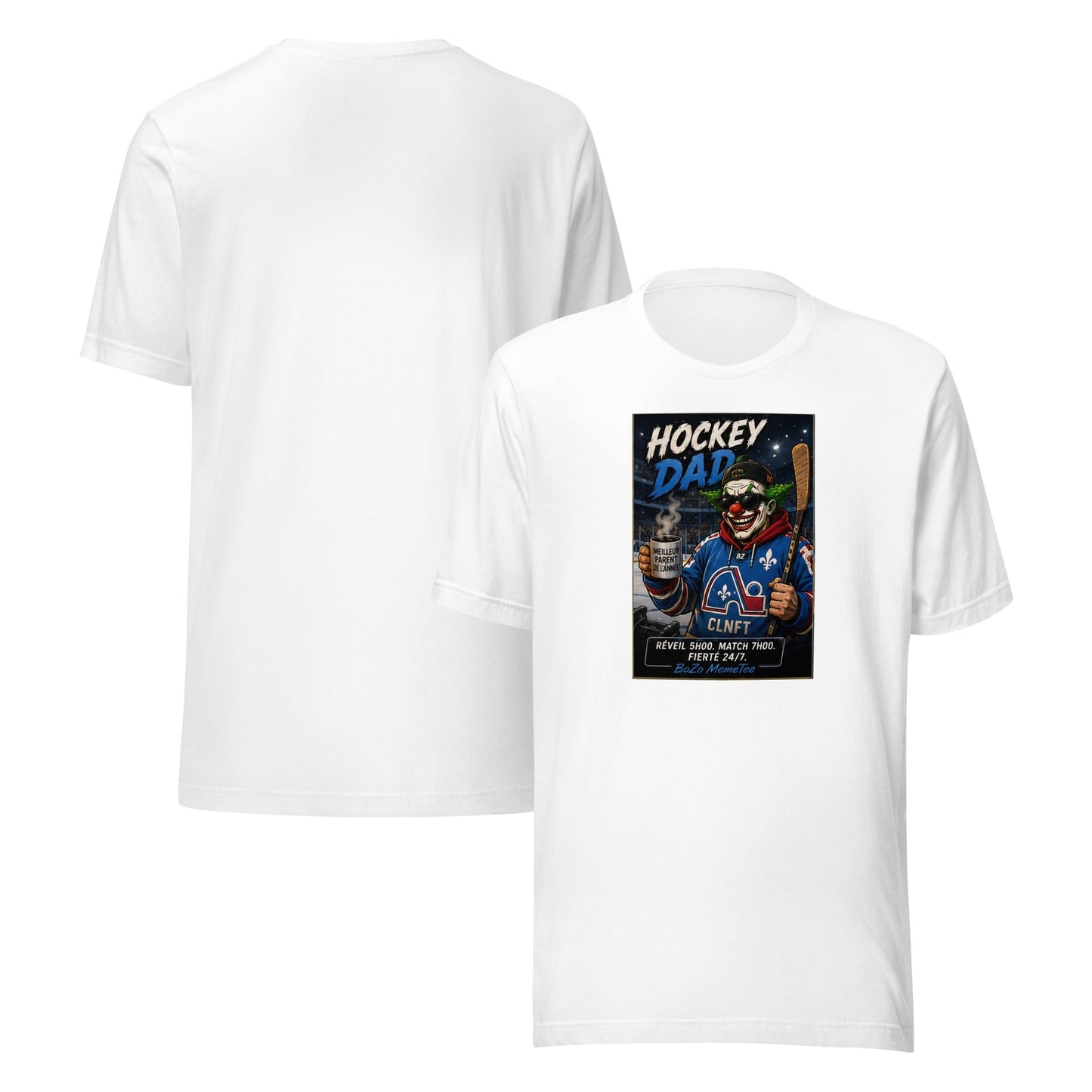 HOCKEY DAD | Unisex t-shirt – BoZoMemeTêê | mème streetwear