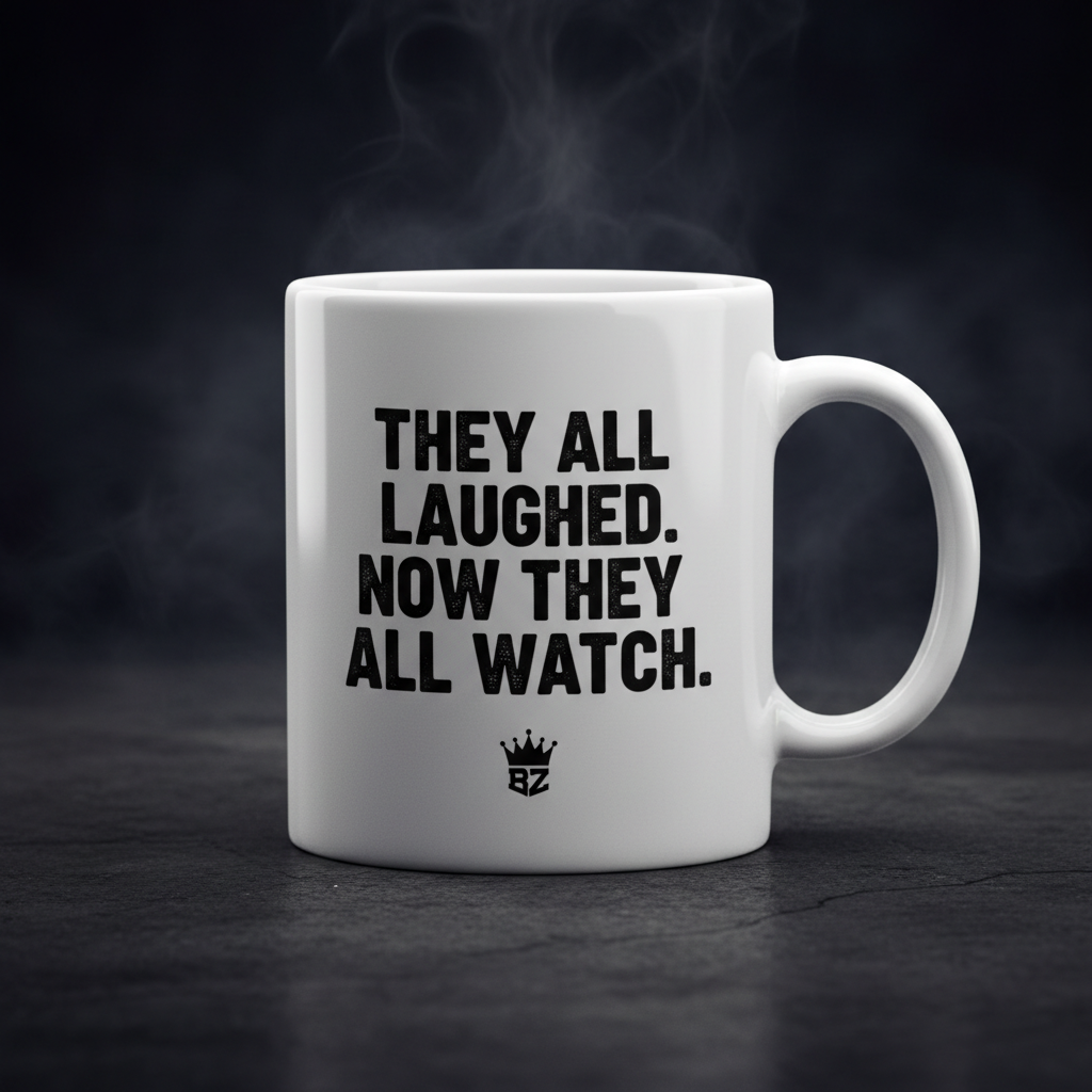 They All Laughed. Now They All Watch. BoZo mug