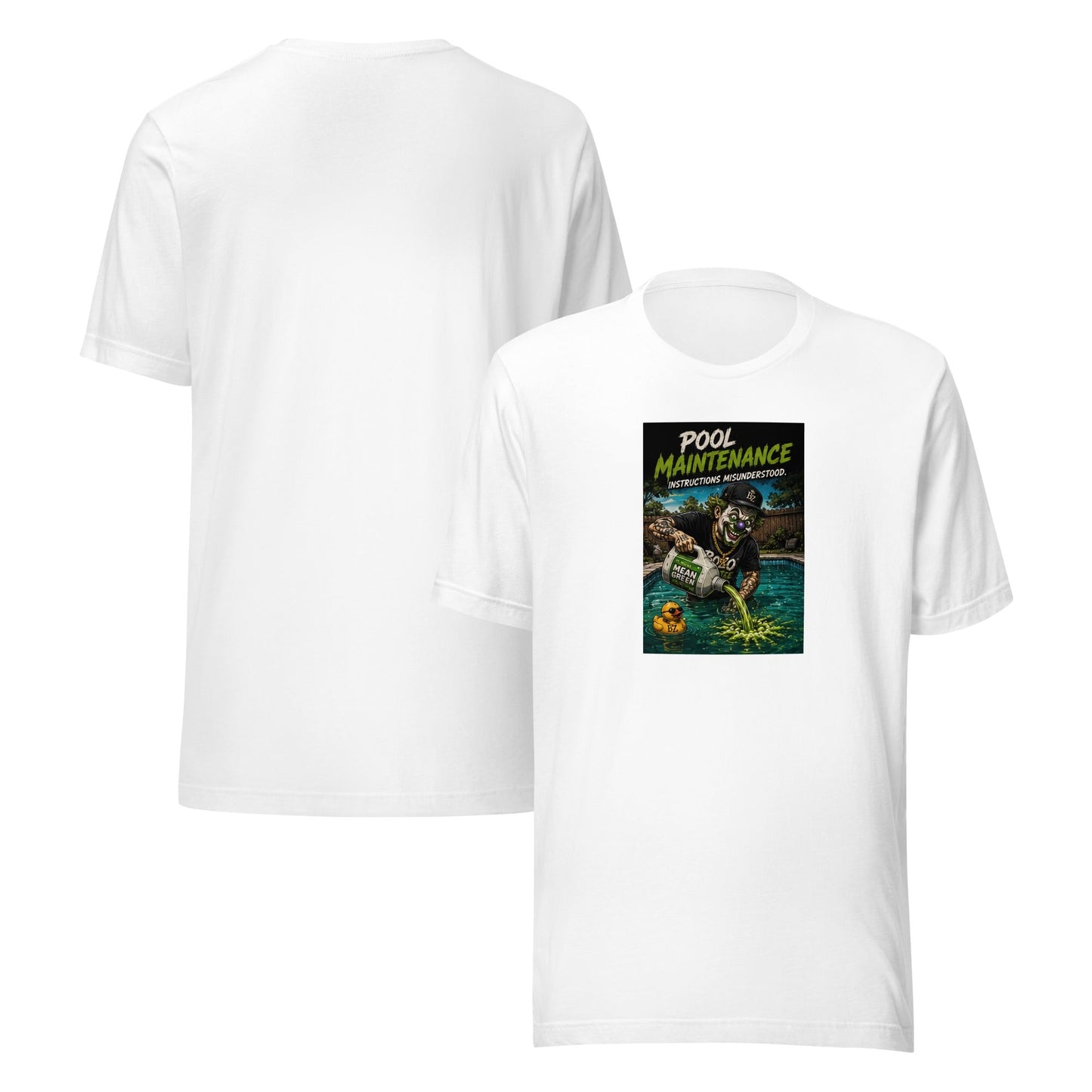 POOL MAINTENANCE | Unisex t-shirt – BoZoMemeTêê | mème streetwear