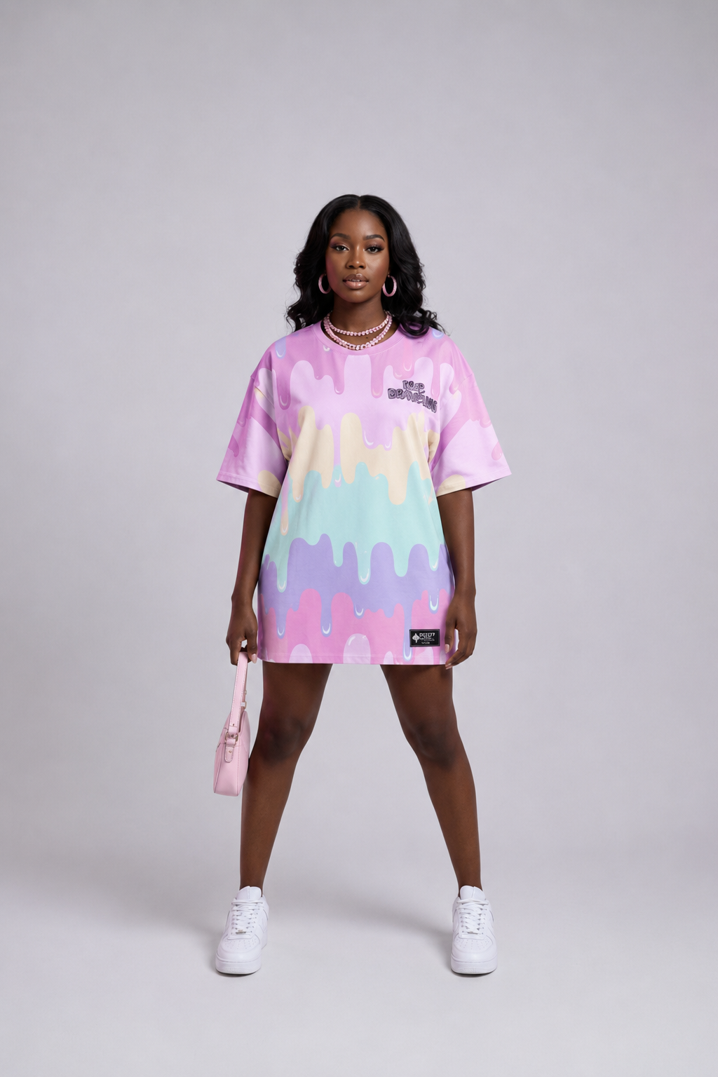 ICE SCREAM Blue Raspberry all-over drip print t-shirt by BoZo CLNFT Division