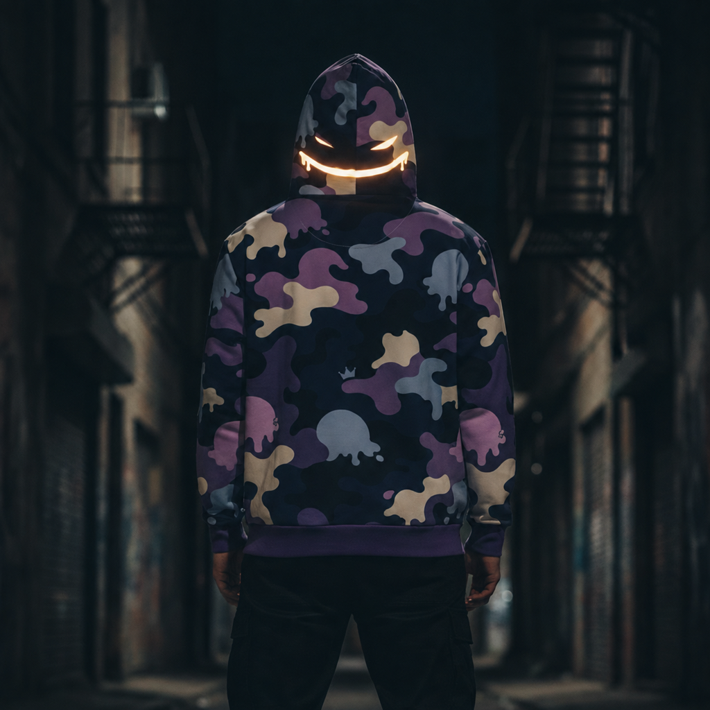 PURPLE DRIP  | ICE SCREAM X MAMMOTH | We Evolved Past Apes Hoodie |