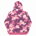 ICE SCREAM Pink Mammoth Camo Hoodie back view