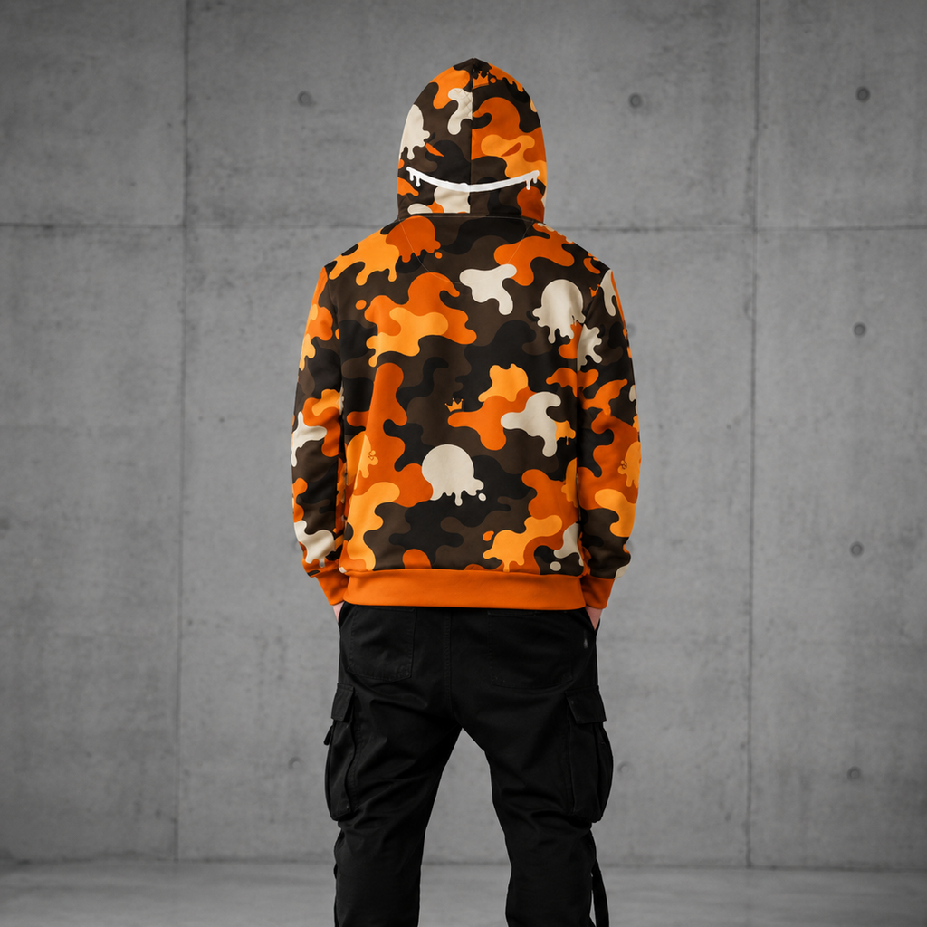 MAGMA DRIP | MAMMOTH ICE SCREAM Camo Hoodie | BoZo™ StreetWear