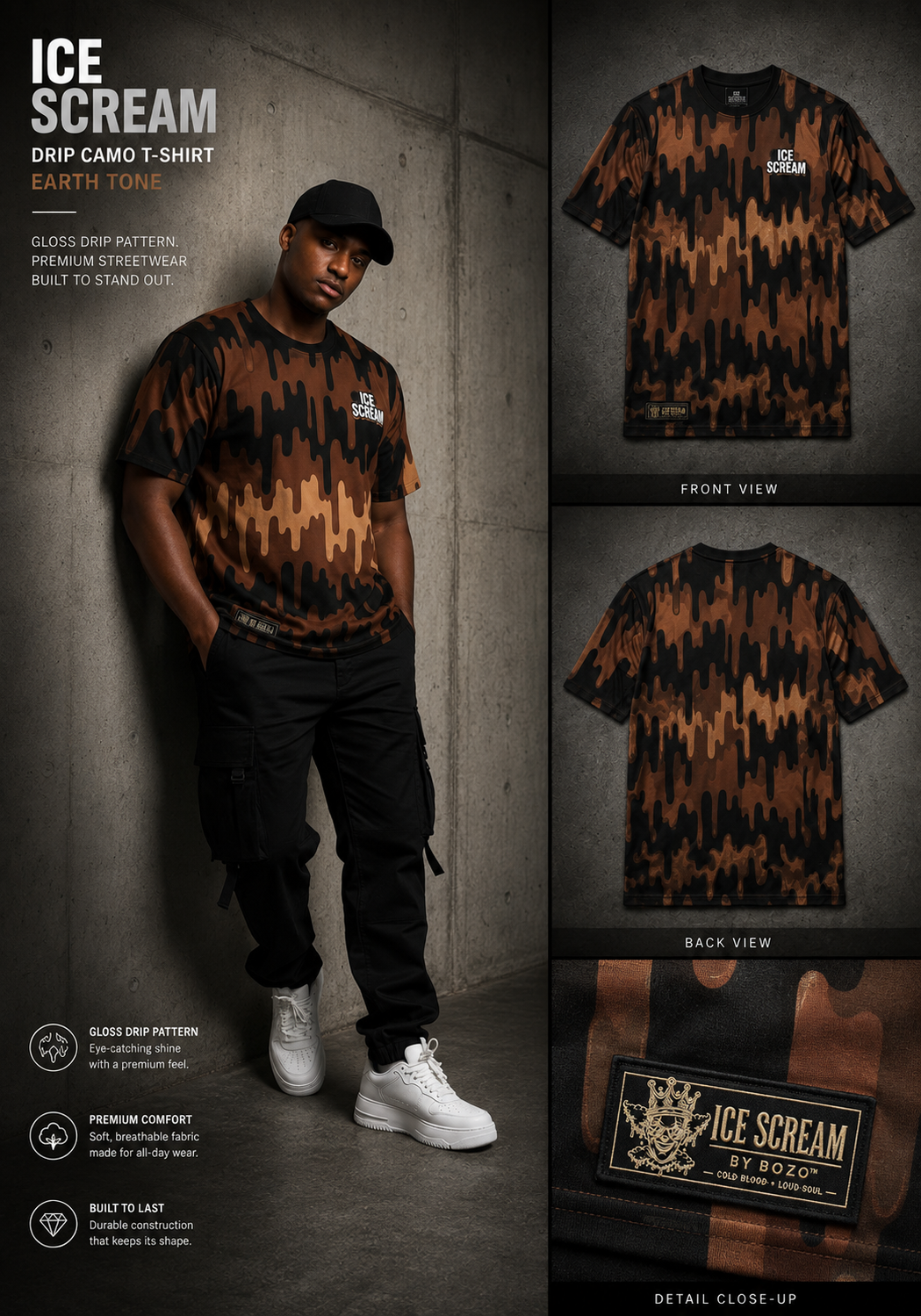 Fudge Edition Tee by ICE SCREAM