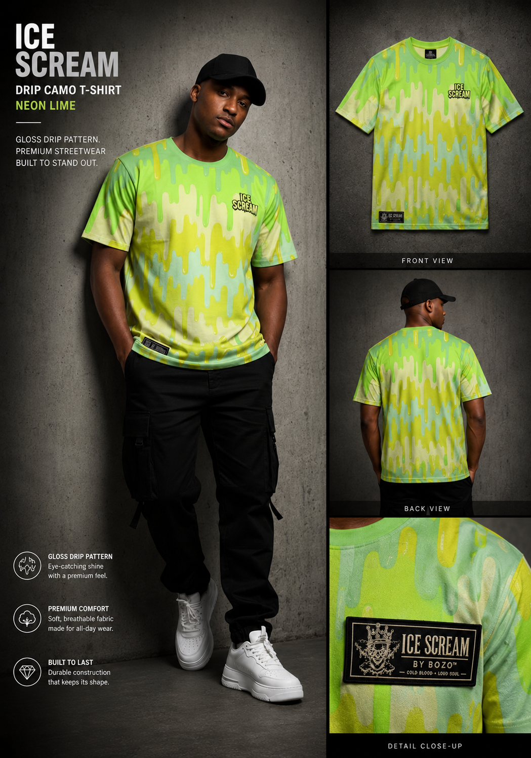 Toxic Sherbet Tee by ICE SCREAM