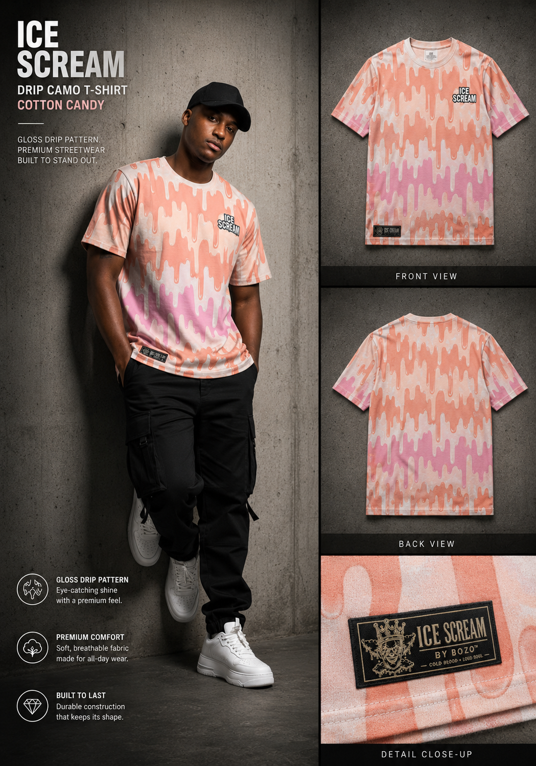 Sunset Melt Tee by ICE SCREAM