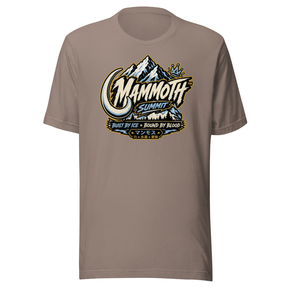 BUILT BY ICE | MAMMTOH | SUMMIT Unisex t-shirt