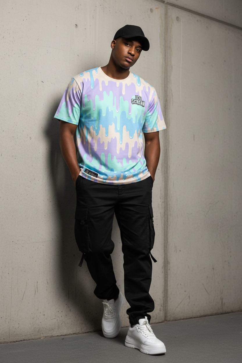 ICE SCREAM | BLUE/MINT | T-Shirt