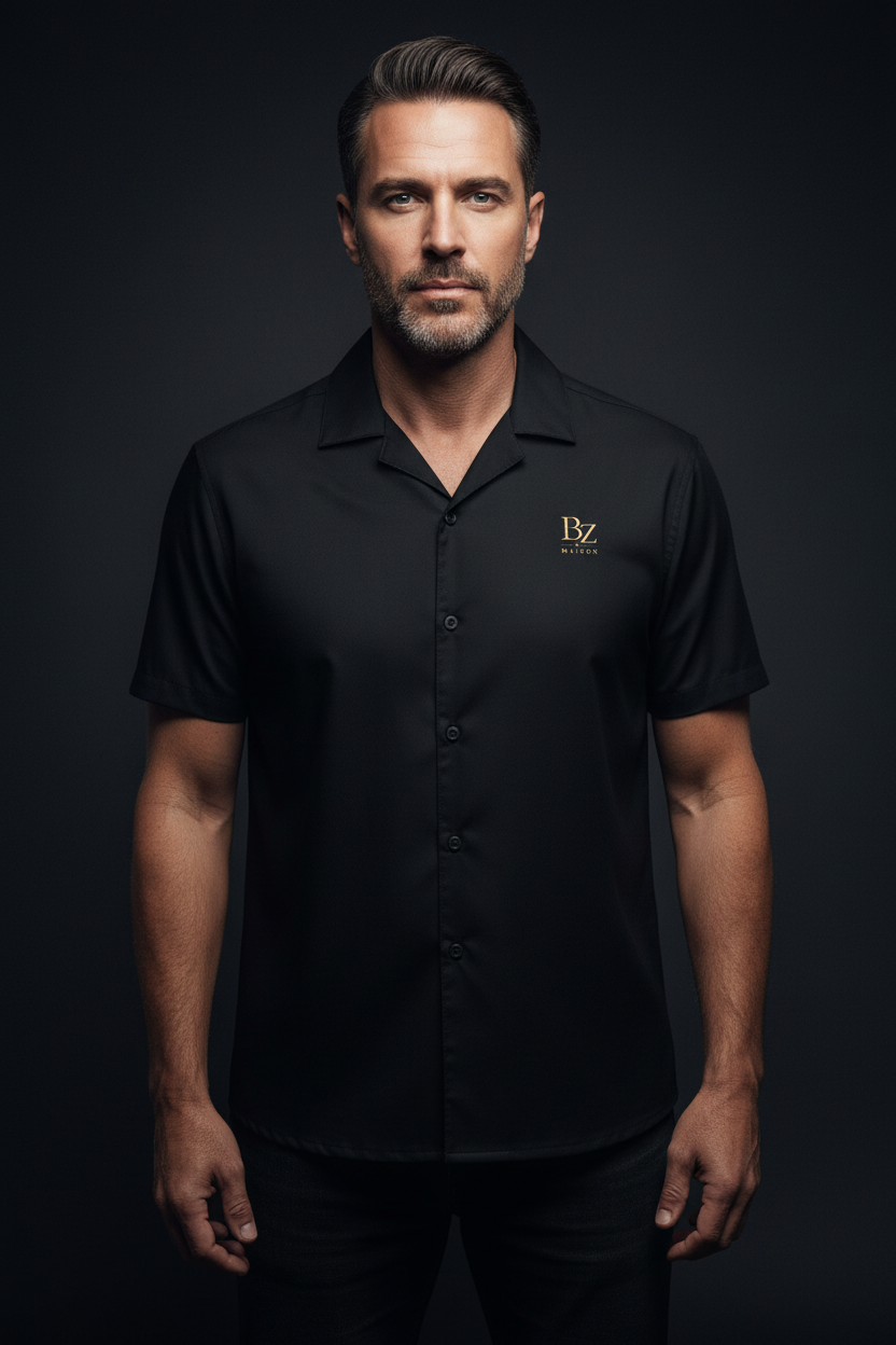 Bz Maison | BoZo Cuban collar | Black/Gold
