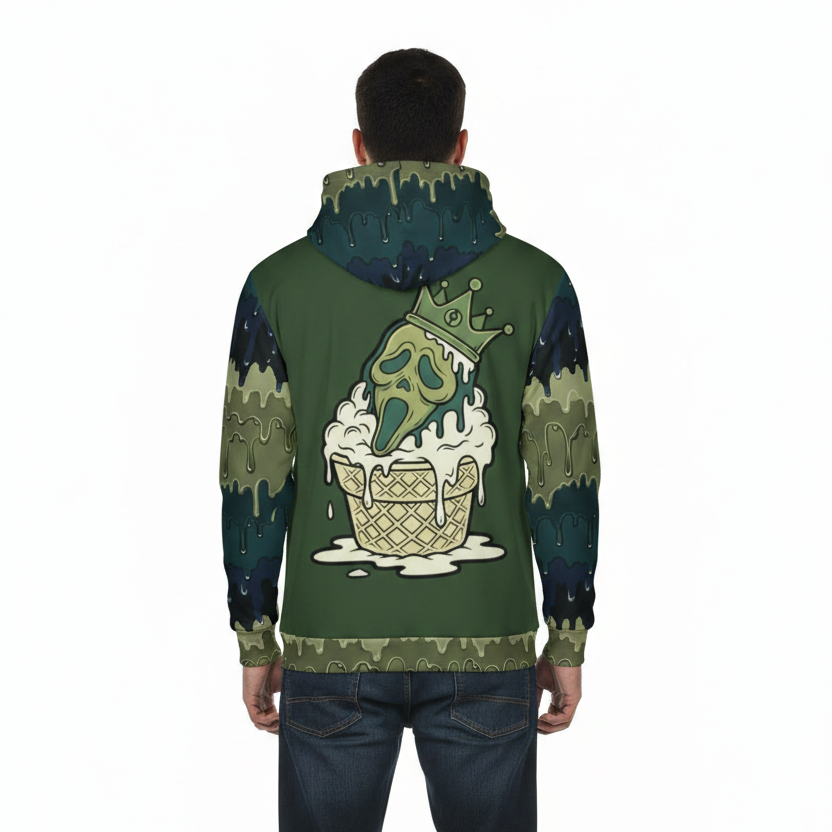 DRIP KING | ICE SCREAM | Unisex cotton hoodie