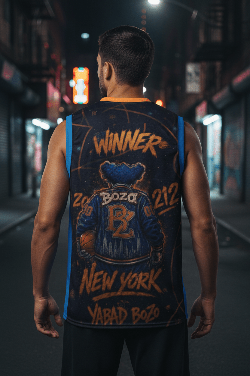 Basketball Jersey BoZo™️ | WINNER 🥇 New York Edition Jersey – BoZoMemeTêê | mème streetwear