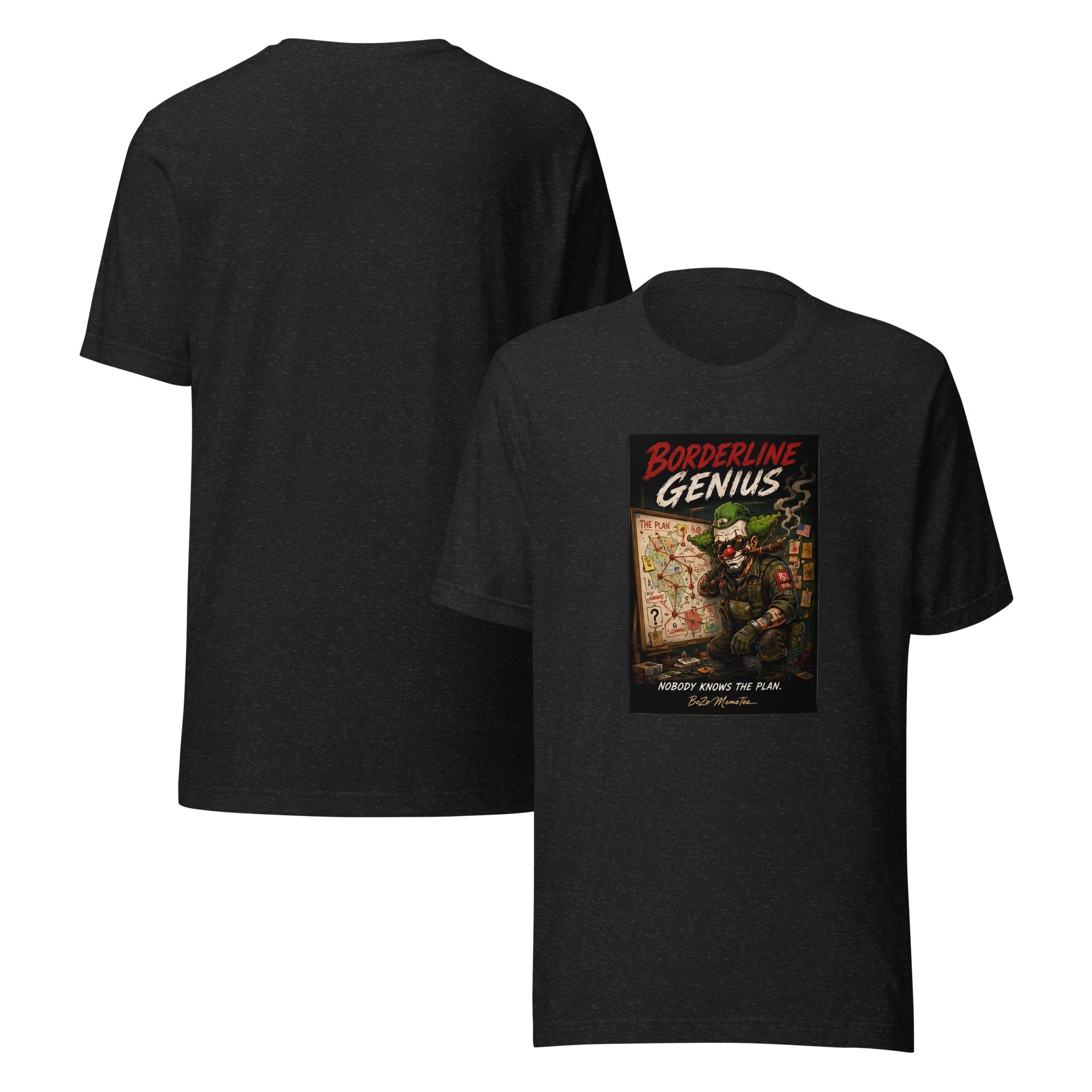 BORDERLINE GENIUS | Unisex t-shirt – BoZoMemeTêê | mème streetwear