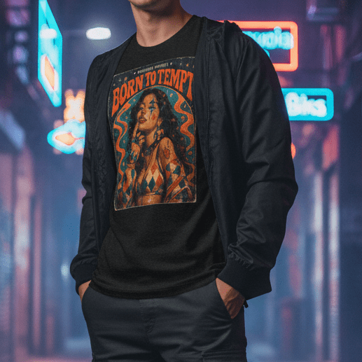 BORN TO TEMPT | Unisex t-shirt – BoZoMemeTêê | mème streetwear