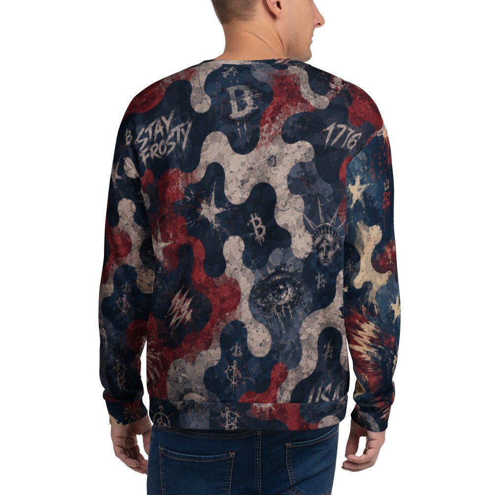 BoZo™ 4th of July / Special Edition All-Over Print Sweatshirt Sweatshirt – BoZoMemeTêê | mème streetwear