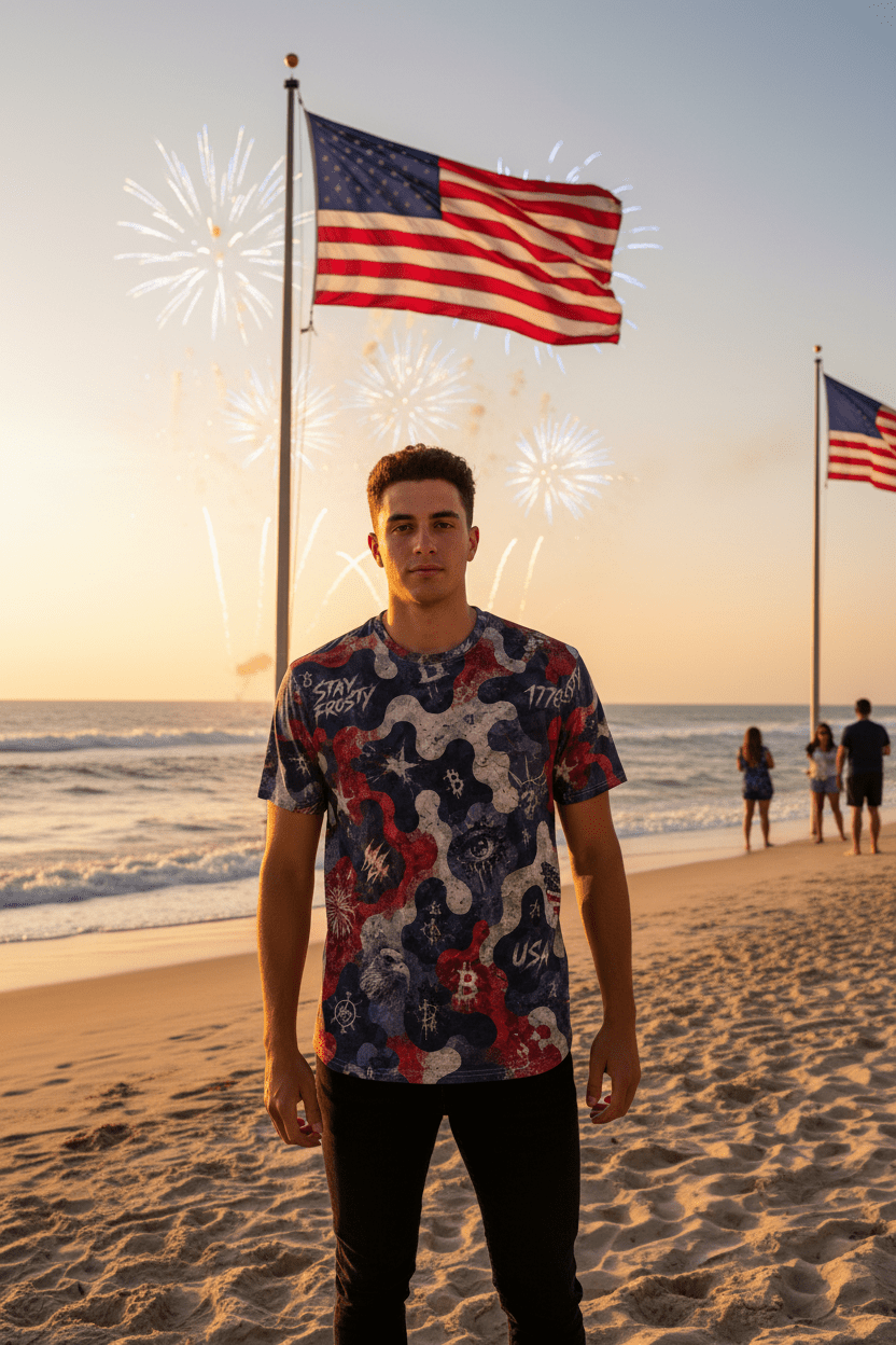 BoZo™ 4th of July / Special Edition Crew Neck T-Shirt T-Shirt – BoZoMemeTêê | mème streetwear