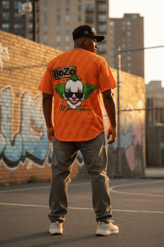 BoZo ™️ baseball jersey CUT-SEW – BoZoMemeTêê | mème streetwear