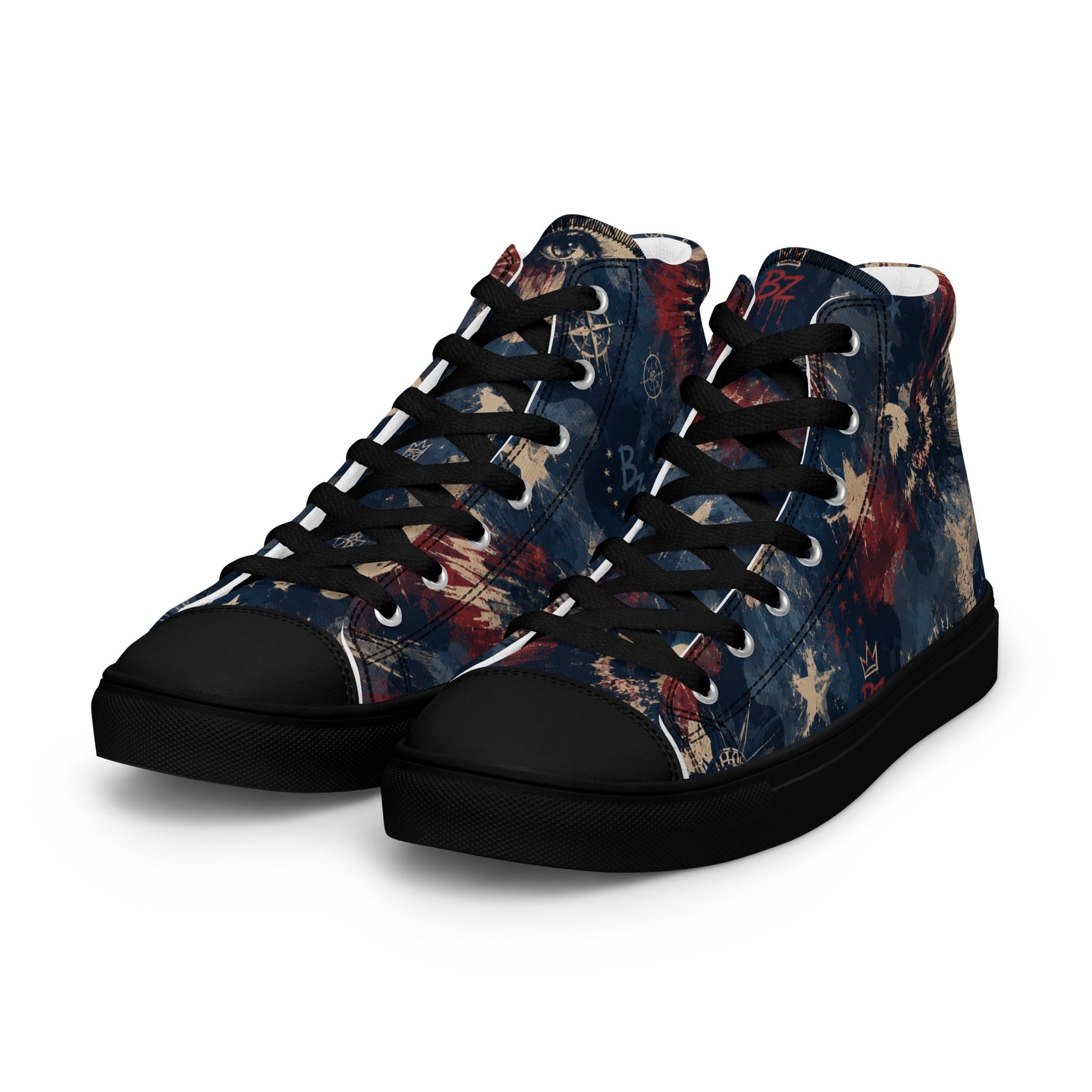BoZo™ BZ KING V1 / Patriot Shoe High Top Chaussures – BoZoMemeTêê | mème streetwear