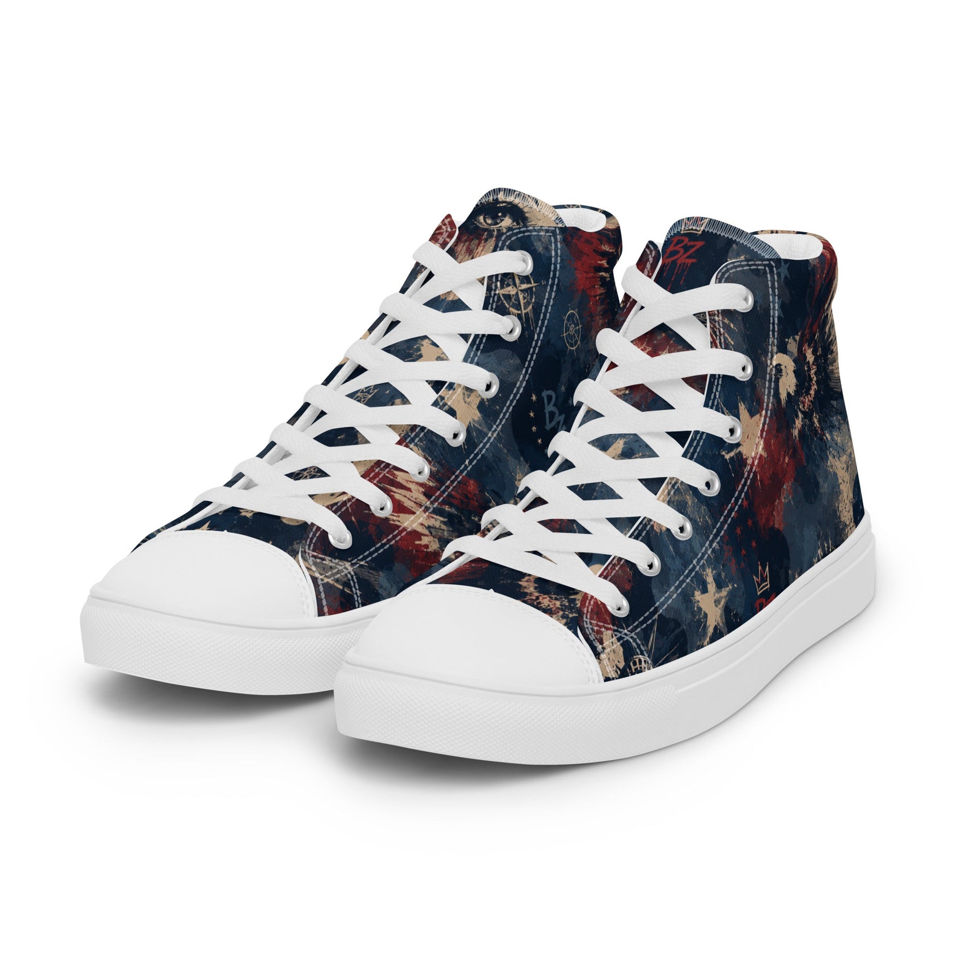 BoZo™ BZ KING V1 / Patriot Shoe High Top Chaussures – BoZoMemeTêê | mème streetwear