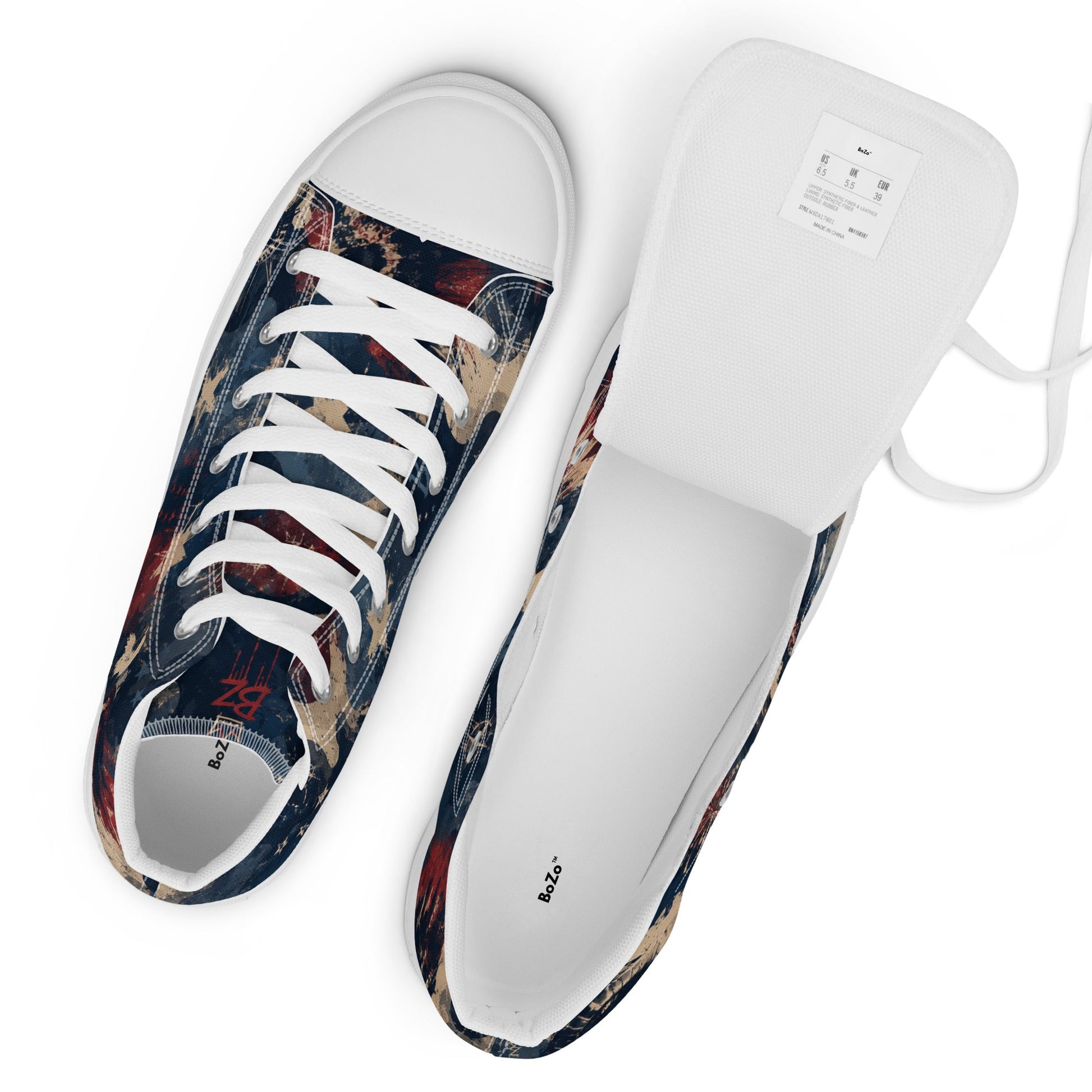 BoZo™ BZ KING V1 / Patriot Shoe High Top Chaussures – BoZoMemeTêê | mème streetwear