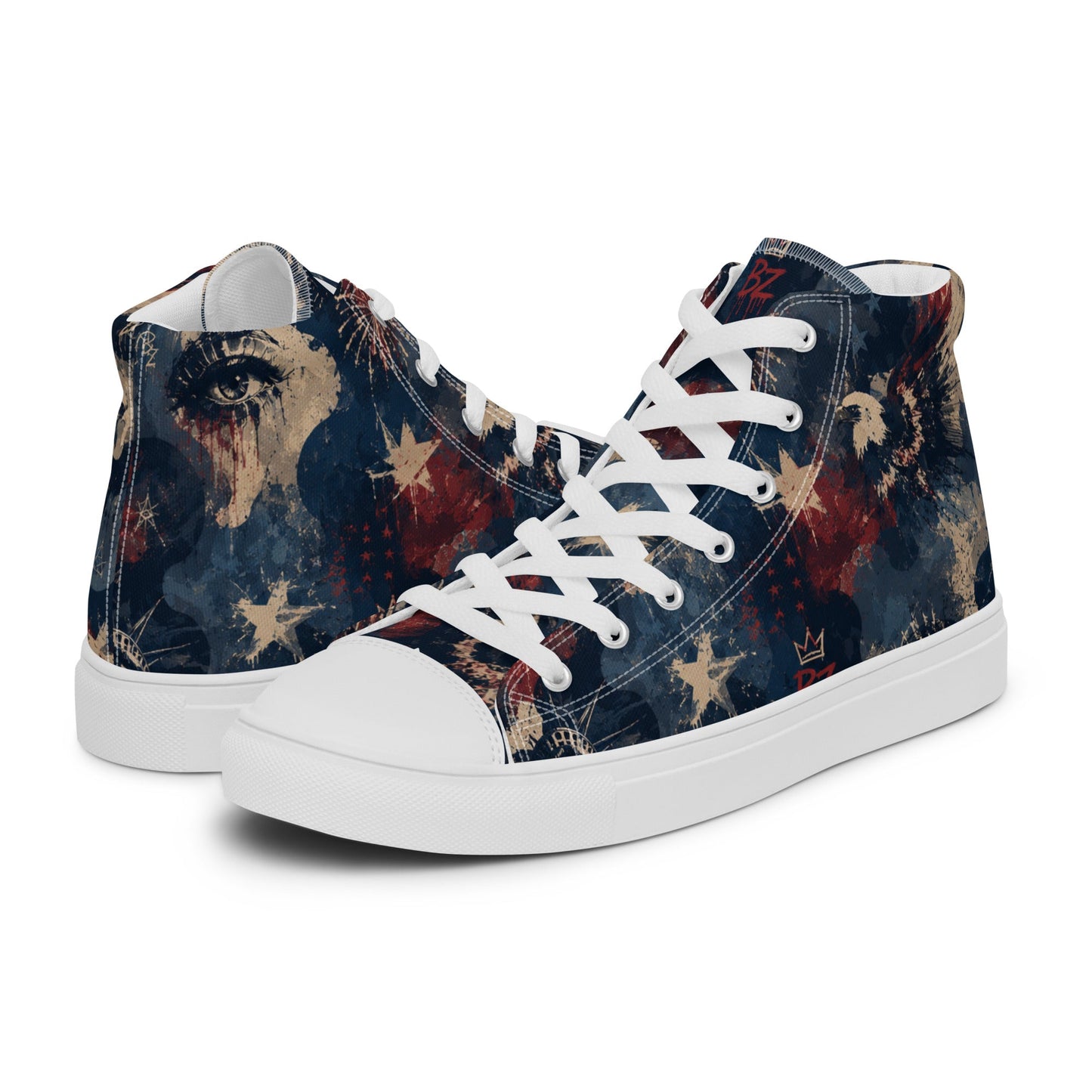 BoZo™ BZ KING V1 / Patriot Shoe High Top Chaussures – BoZoMemeTêê | mème streetwear