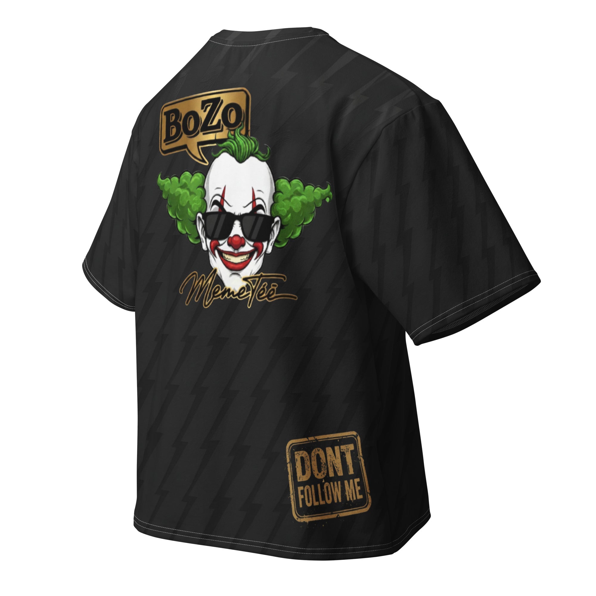 BoZo Certified ! Oversized cotton t-shirt DIRECT - TO - FABRIC – BoZoMemeTêê | mème streetwear