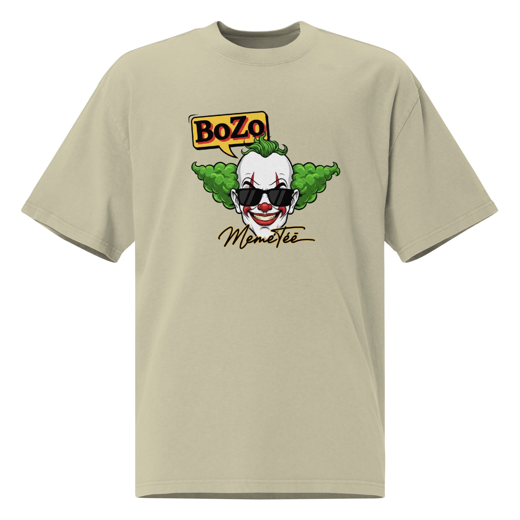 BoZo Certified / Oversized faded t-shirt – BoZoMemeTêê | mème streetwear