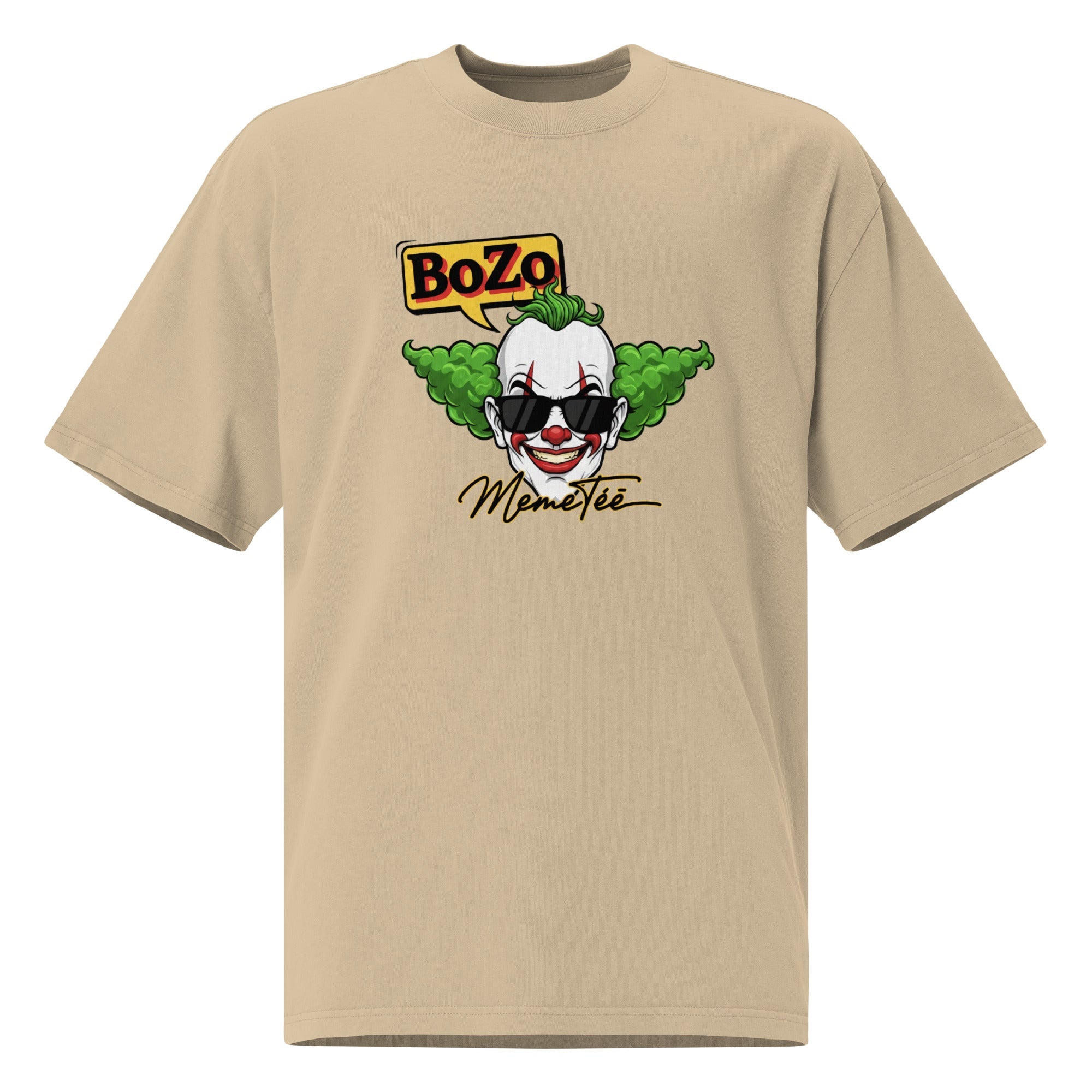 BoZo Certified / Oversized faded t-shirt – BoZoMemeTêê | mème streetwear