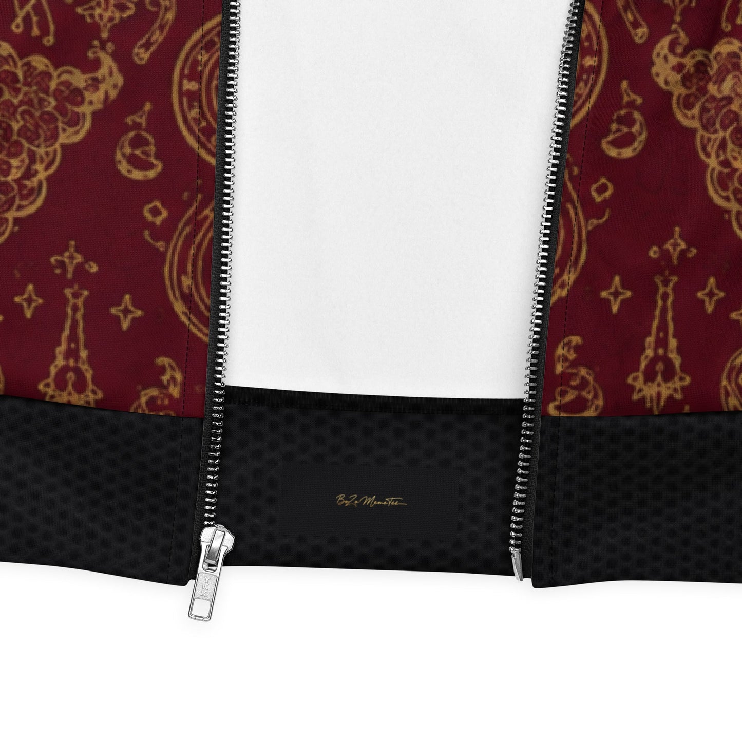 BoZo Maison / Royal Clown Bomber | Burgundy Gold CUT-SEW – BoZoMemeTêê | mème streetwear