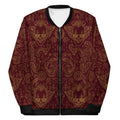 BoZo Maison / Royal Clown Bomber | Burgundy Gold CUT-SEW – BoZoMemeTêê | mème streetwear