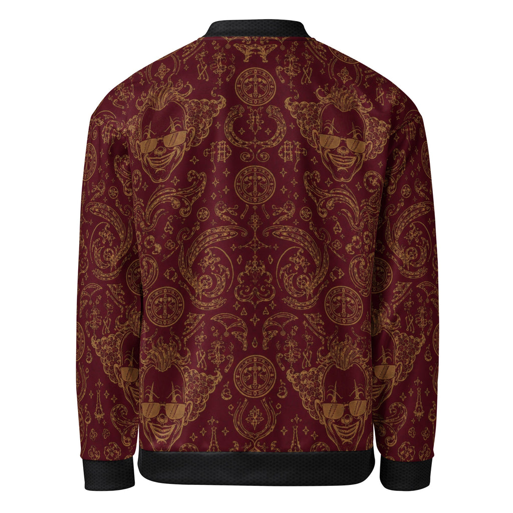 BoZo Maison / Royal Clown Bomber | Burgundy Gold CUT-SEW – BoZoMemeTêê | mème streetwear
