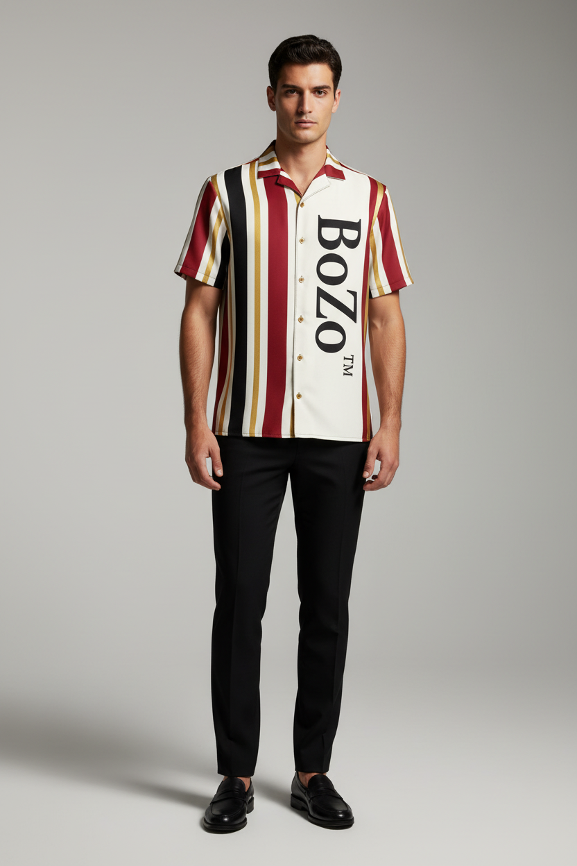BoZo™ Maison Shirt | Signature Stripes