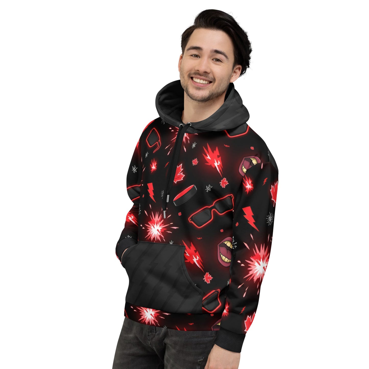 BoZo™ Oh Canada — Unisex Hoodie CUT-SEW – BoZoMemeTêê | mème streetwear