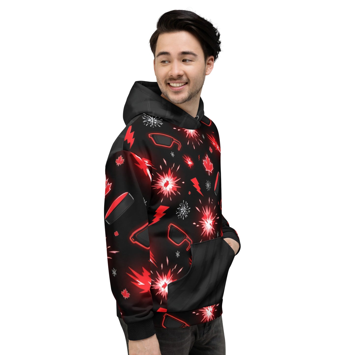 BoZo™ Oh Canada — Unisex Hoodie CUT-SEW – BoZoMemeTêê | mème streetwear
