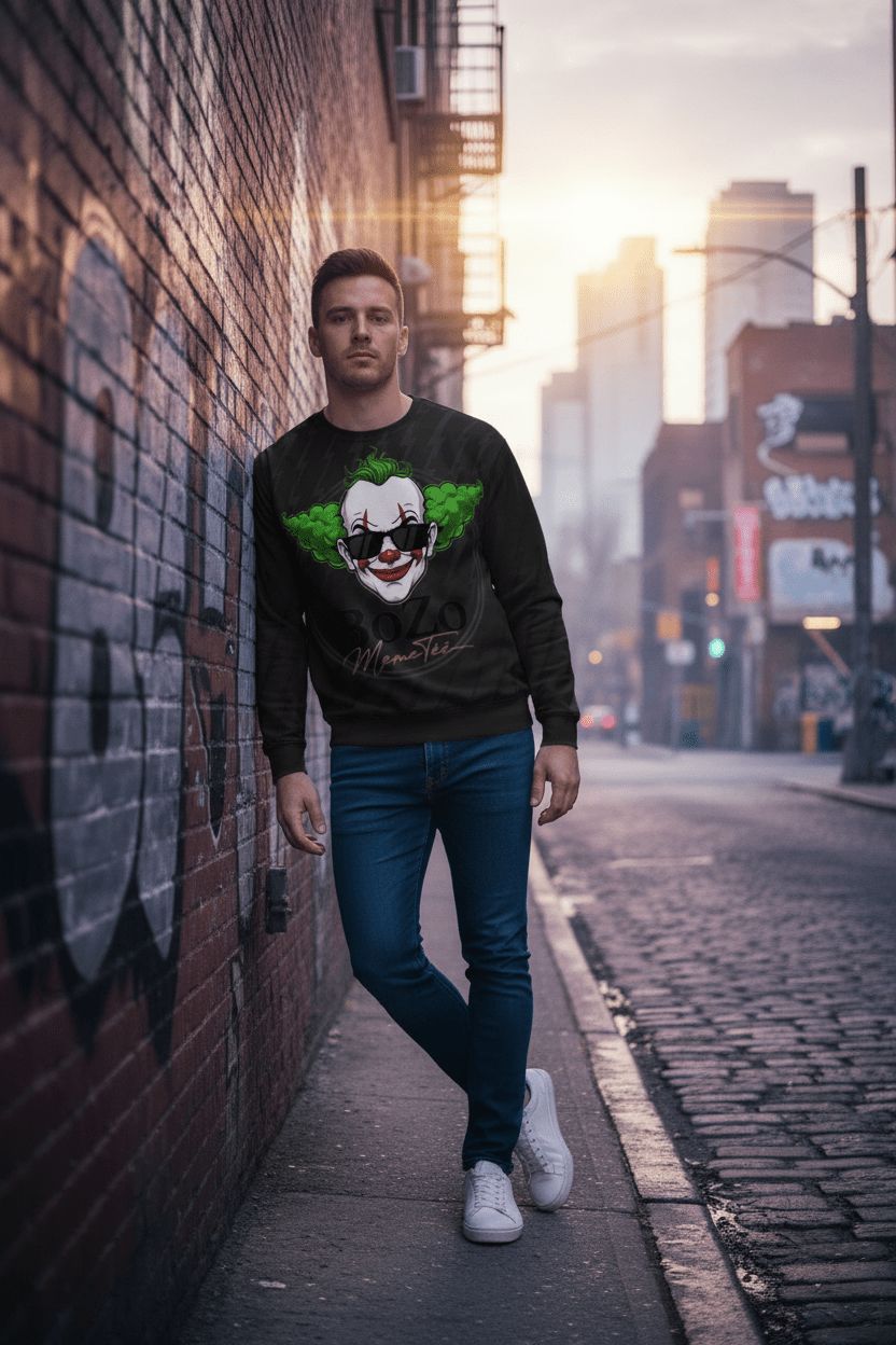 BoZo™— Original Unisex Sweatshirt CUT - SEW – BoZoMemeTêê | mème streetwear
