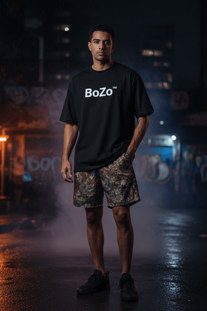 BoZo™ Secret $ociety Stone Coins Camo Shorts CUT-SEW – BoZoMemeTêê | mème streetwear