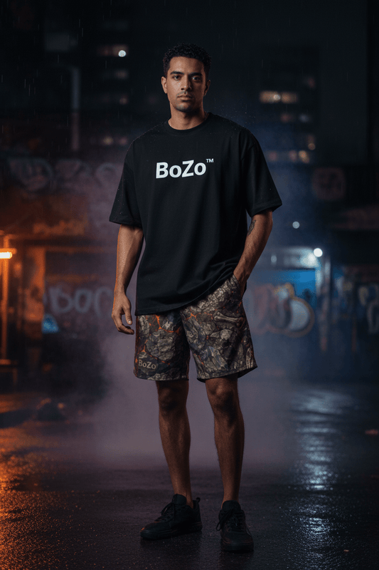BoZo™ Secret $ociety Stone Coins Camo Shorts CUT-SEW – BoZoMemeTêê | mème streetwear