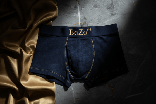 BoZo™ Signature Boxer — Bleu Nuit Underwear – BoZoMemeTêê | mème streetwear