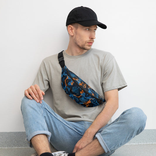 BoZo™ Stone Camo — All-Over Print Fanny Pack Accessoire – BoZoMemeTêê | mème streetwear