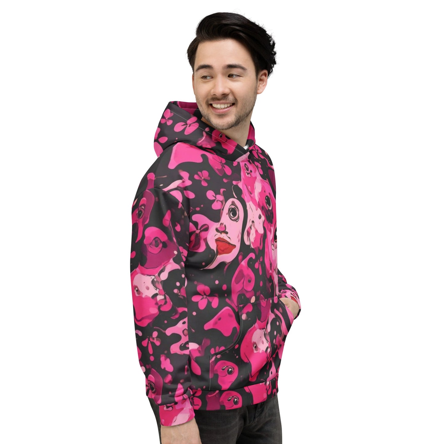 BoZo™ "Watching You" / All-Over Print Hoodie Hoodie – BoZoMemeTêê | mème streetwear