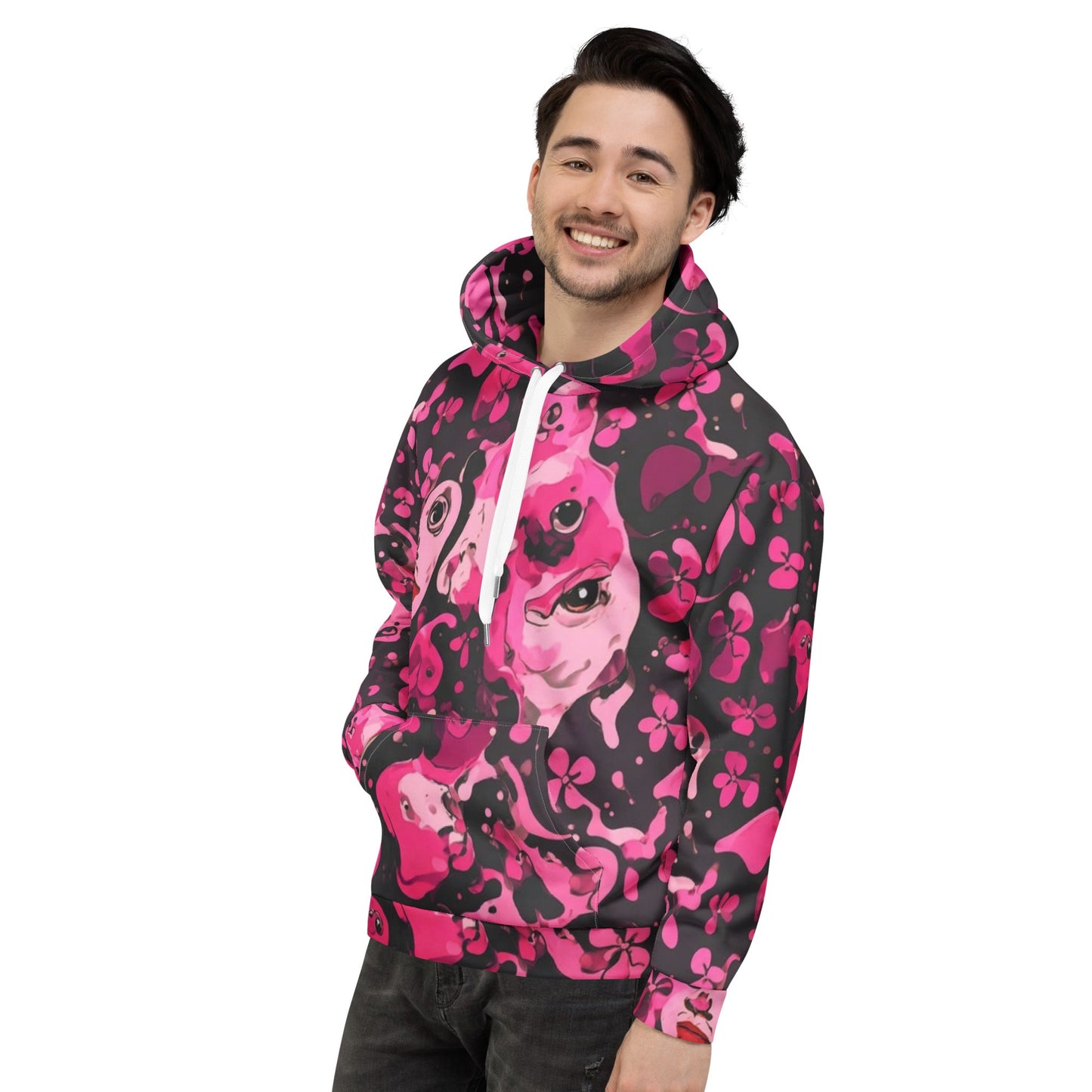 BoZo™ "Watching You" / All-Over Print Hoodie Hoodie – BoZoMemeTêê | mème streetwear