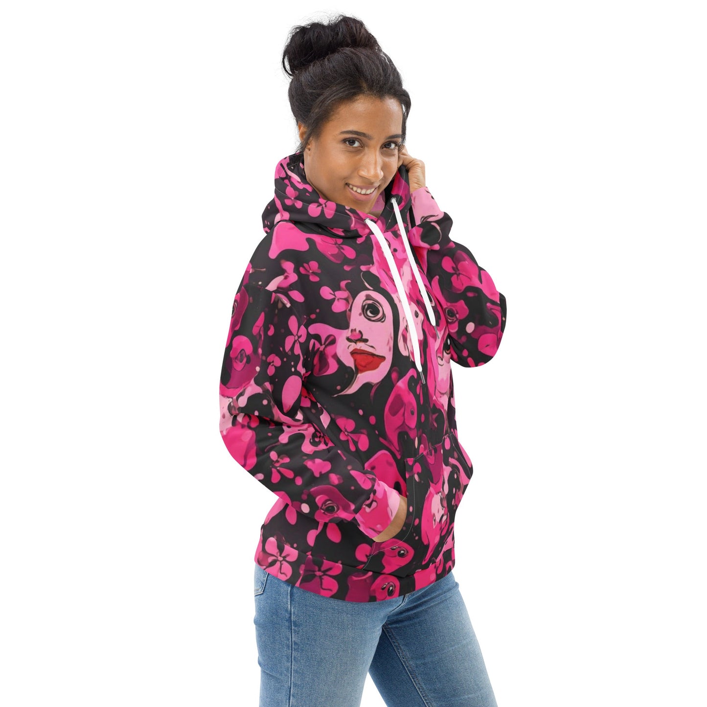 BoZo™ "Watching You" / All-Over Print Hoodie Hoodie – BoZoMemeTêê | mème streetwear