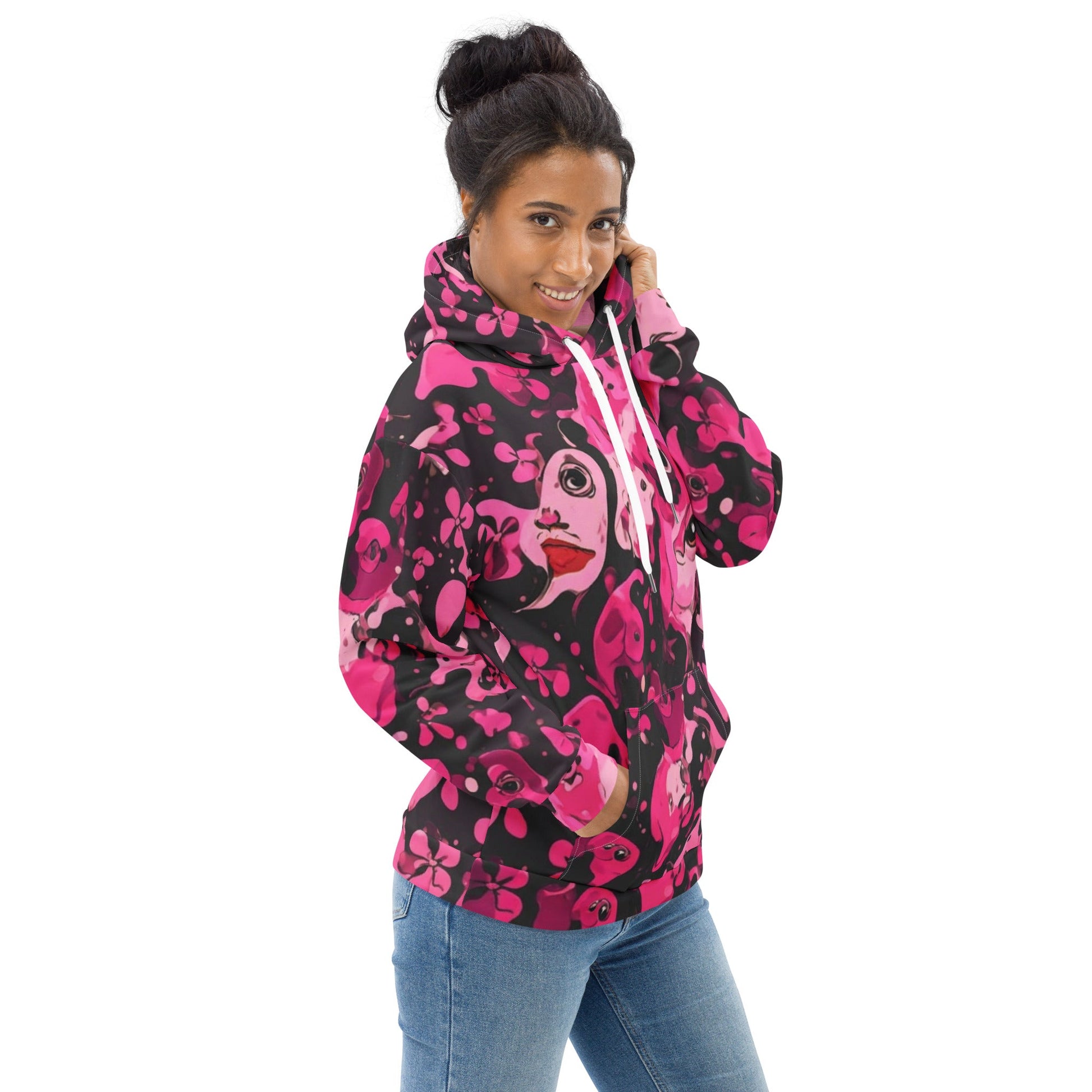 BoZo™ "Watching You" / All-Over Print Hoodie Hoodie – BoZoMemeTêê | mème streetwear