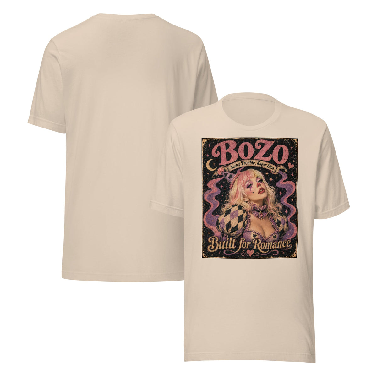 BUILT FOR ROMANCE | Unisex t-shirt – BoZoMemeTêê | mème streetwear