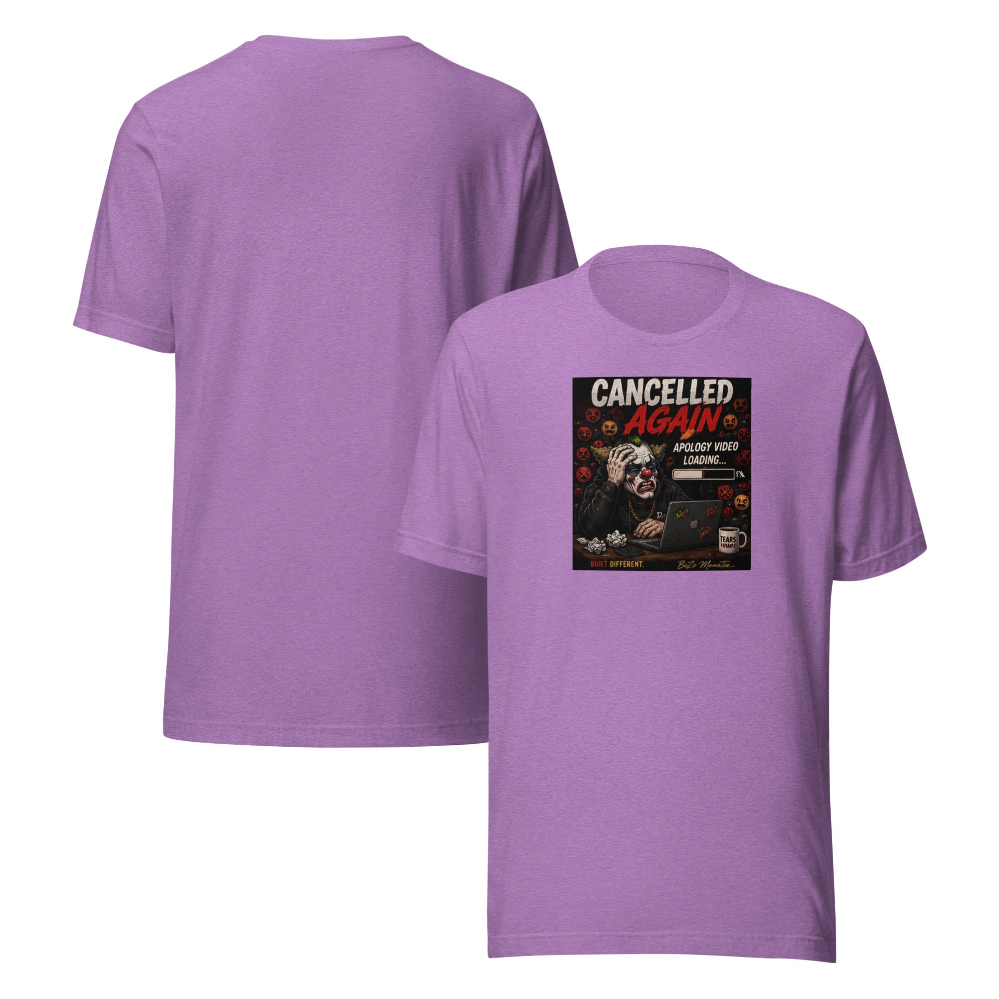 CANCELLED AGAIN | Unisex t-shirt – BoZoMemeTêê | mème streetwear