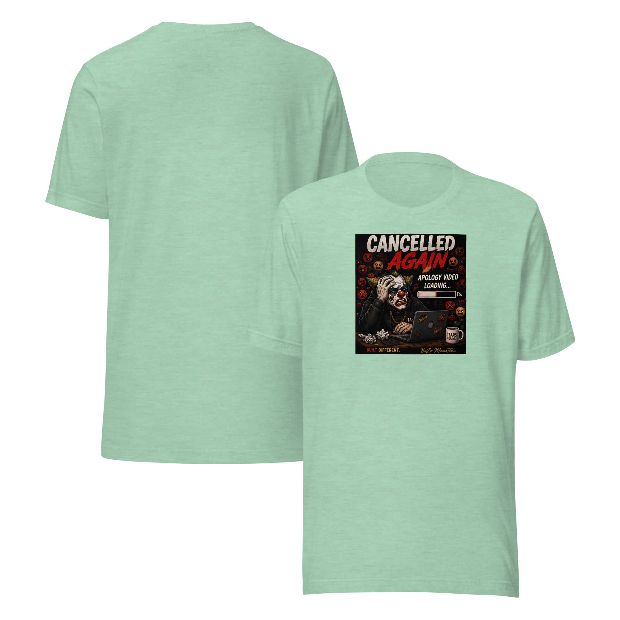 CANCELLED AGAIN | Unisex t-shirt – BoZoMemeTêê | mème streetwear