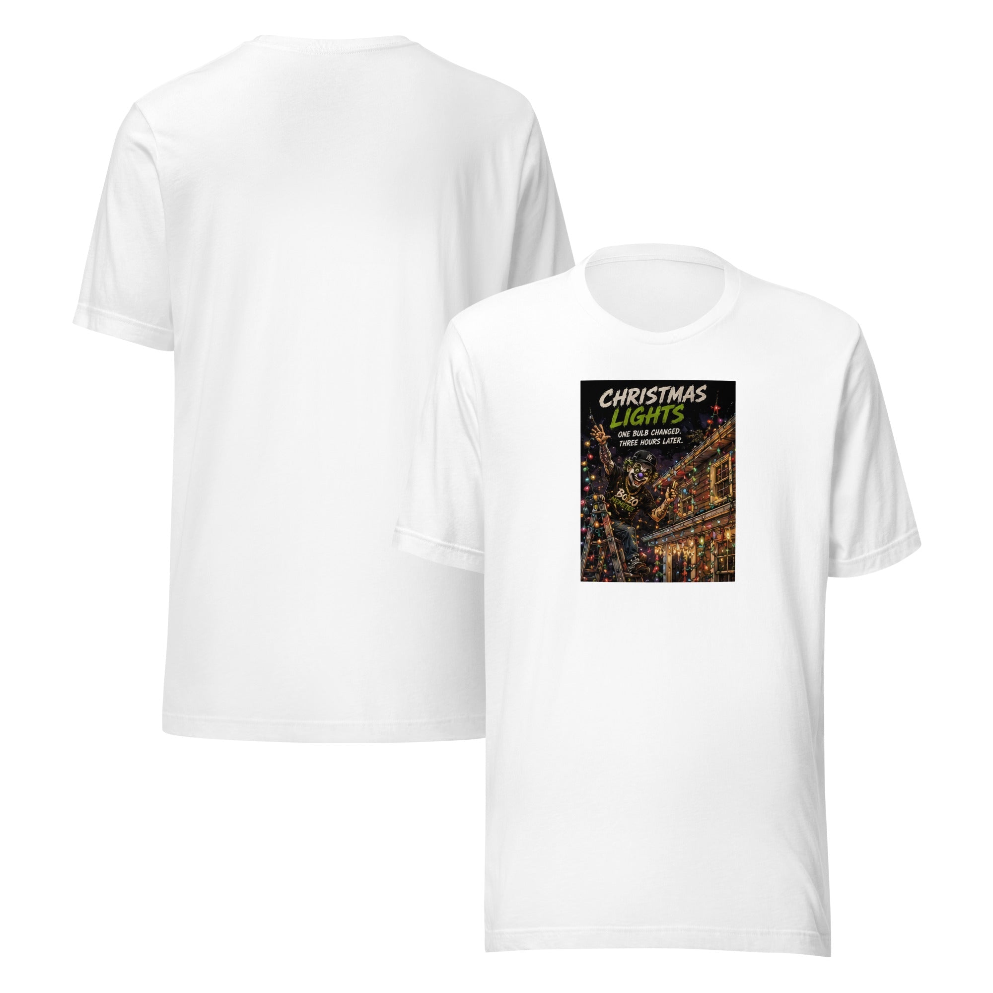 CHRISTMAS LIGHTS | Unisex t-shirt – BoZoMemeTêê | mème streetwear