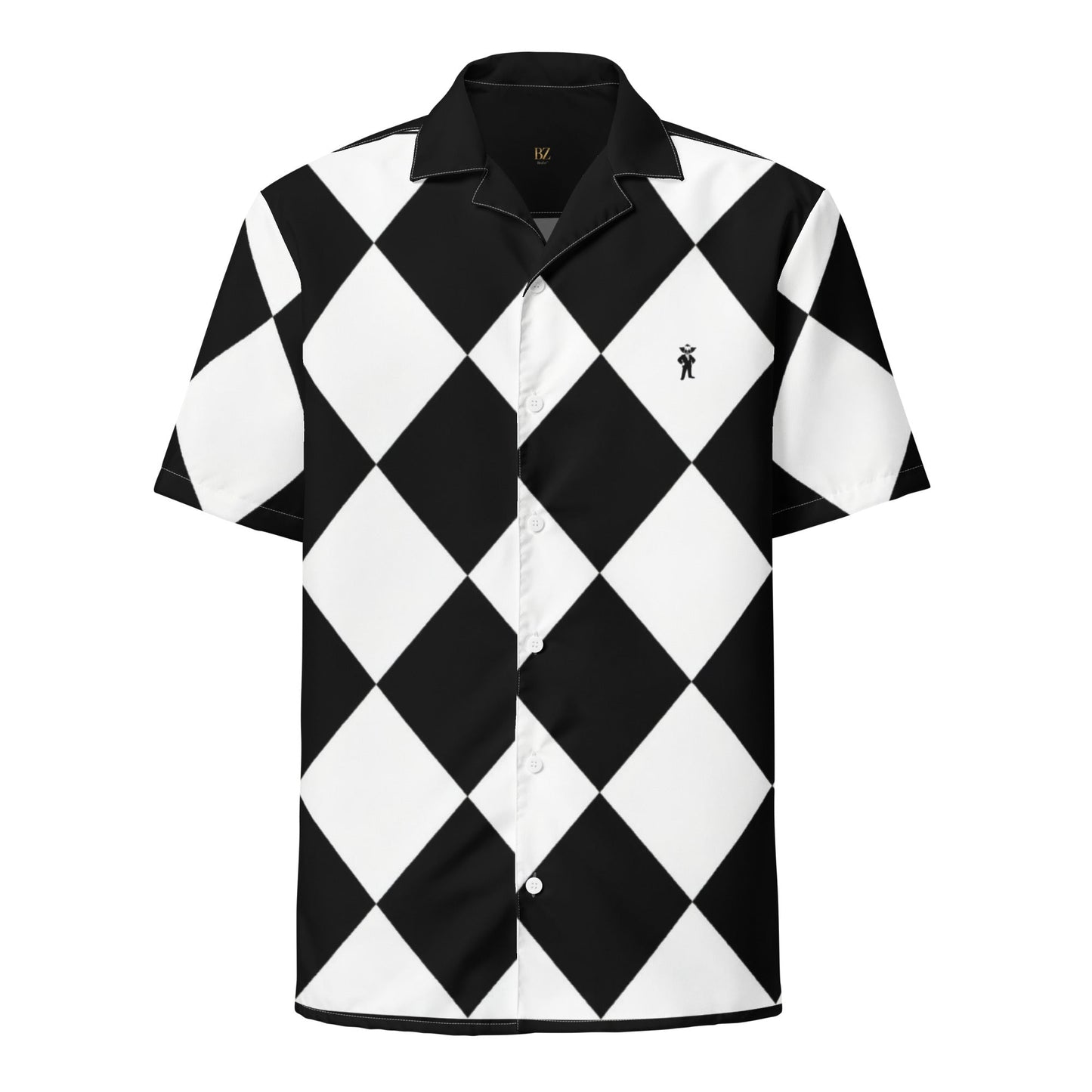 CLNFT 02 | Diamond Black & White CUT-SEW – BoZoMemeTêê | mème streetwear