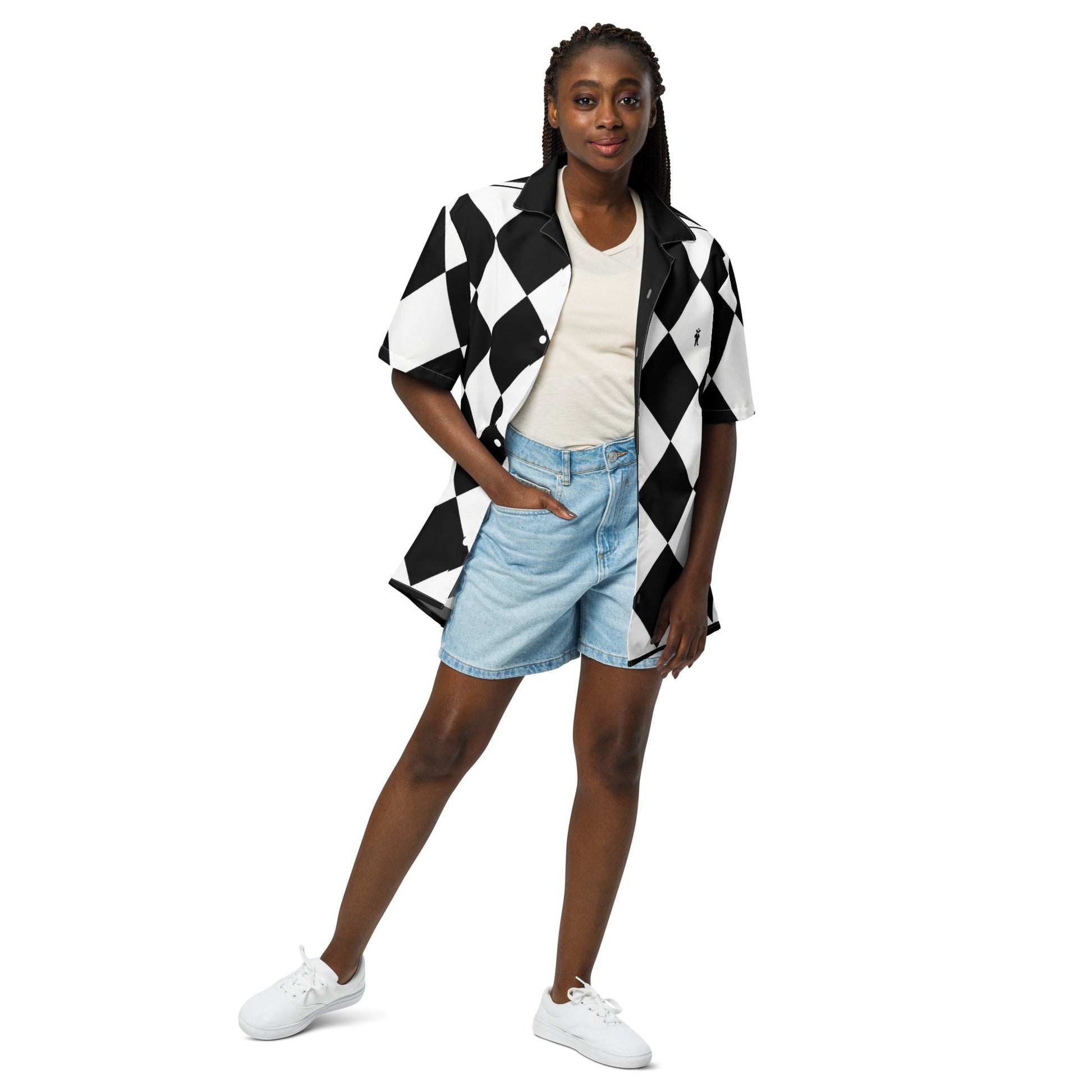CLNFT 02 | Diamond Black & White CUT-SEW – BoZoMemeTêê | mème streetwear